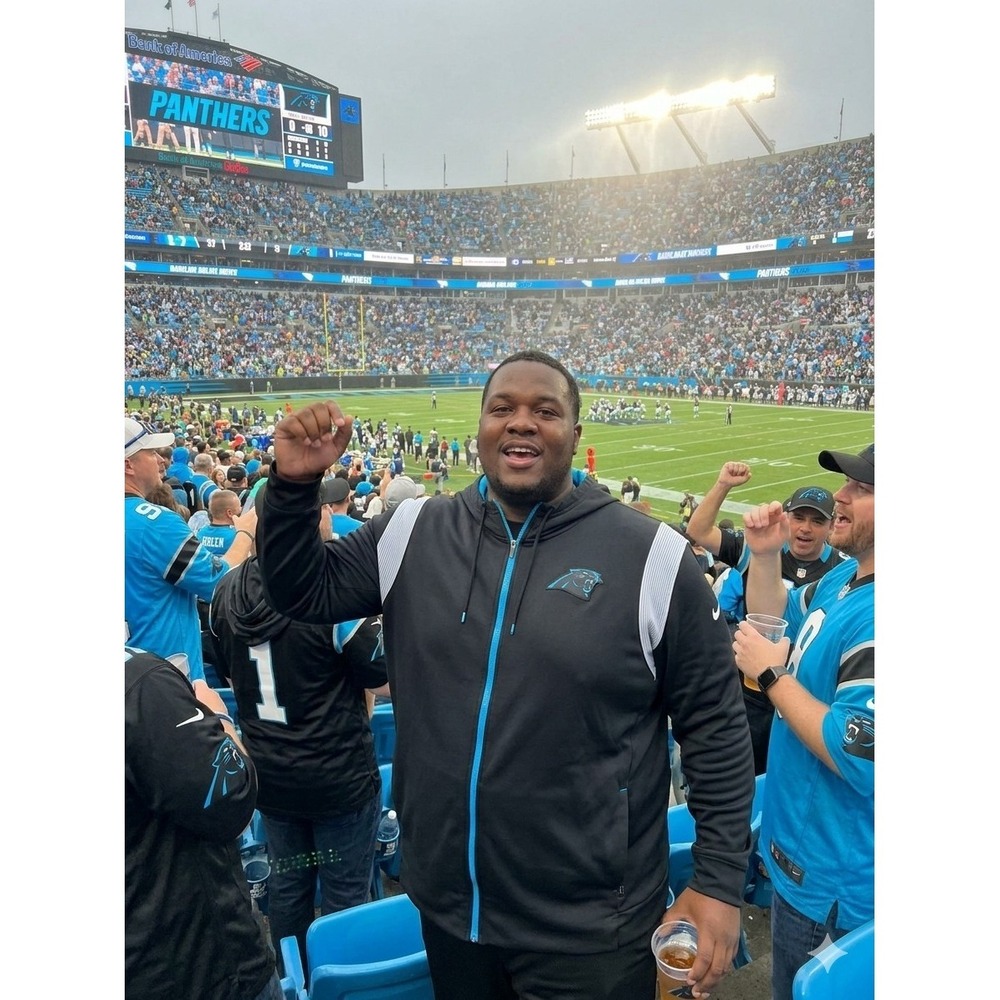 Carolina Panthers Sideline Jacket Size XL. Nike/ Panthers Collaboration. Very